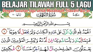 BELAJAR TILAWAH 5 LAGU UNTUK PEMULA SURAT AL KAHFI [upl. by Erlewine]