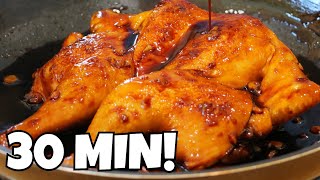 WOW 30 Min Teriyaki Chicken Recipe [upl. by Clite]