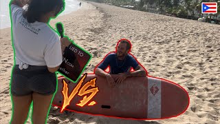 Kami thelatinakvegan vs Surfer on Veganism  PuertoRico [upl. by Yrmac]