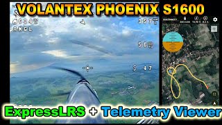 Volantex Phoenix S1600  ExpressLRS  Telemetry Viewer  Telemetry Test [upl. by Lymann857]