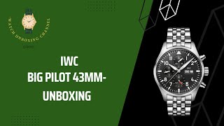 IWC Big Pilot Chronograph  Unboxing [upl. by Yalonda820]