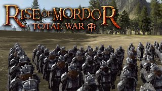 BATTLE DEEP IN THE MOUNTAINS  Total War Rise of Mordor [upl. by Ahsitel]