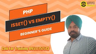 PHP Tutorial Difference Between isset and empty Explained [upl. by Gerrit]