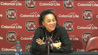 WBB PostGame MSU Dawn Staley News Conference 010724 [upl. by Jenne]