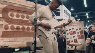 Tosin Abasi The Woven Web Seymour Duncan NAMM 2016 [upl. by Ahsenet]