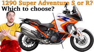 KTM 1290 Super Adventure S vs R  differences you need to know about [upl. by Fabiola]