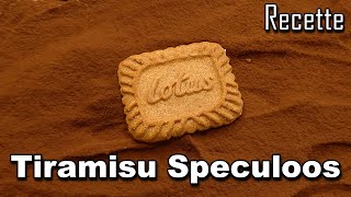 TIRAMISU SPECULOOS  Recette [upl. by Annahsat828]