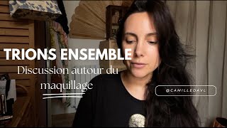 Decluttering makeup  réflexion autour du maquillage [upl. by Livvie]