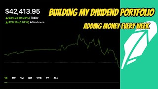 Building My Dividend Portfolio with Weekly Deposits [upl. by Froma156]