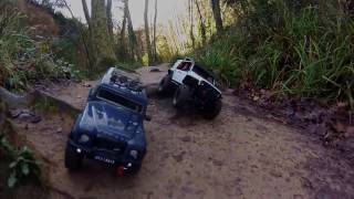 AXIAL SCX10 vs FTX [upl. by Anehsuc]