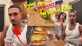 Leah Kateb and Miguel Try In N Out Love Island USA [upl. by Mallory]