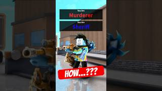 SHERIFF and MURDERER in MM2 Roblox roblox mm2 murdermystery2 [upl. by Kuebbing493]