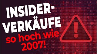 Achtung Insider verkaufen ihre Aktien [upl. by Goldin195]