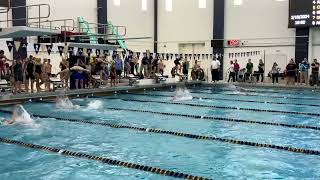 2024 Akron Sectionals D1 Girls 200 Medley Relay  15396 [upl. by Lanrev633]