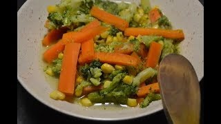 Brocolis mais carottes 3 légumes au cookeo [upl. by Inele]