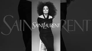 Diana Ross  Saint Laurent Spring 2024 Campaign [upl. by Sashenka]