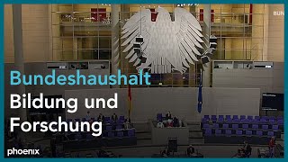 Bundestagsdebatte zum Bundeshaushalt für Bildung und Forschung am 081220 [upl. by Tshombe]