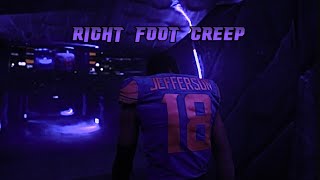 Justin jefferson higlights  Right foot creep [upl. by Rialb]