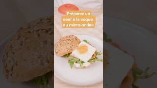 Préparez un oeuf à la coque au microondes  Microwave Ovo Cubique  Recettes avec Lékué [upl. by Jacobsohn]