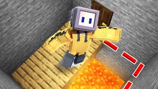 LOGGY KO LAVA TRAP MEIN FASSA DIYA  MINECRAFT [upl. by Murdock]