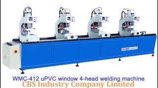 4 head upvc window welding machine [upl. by Switzer]