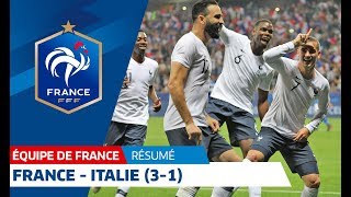 Équipe de France FranceItalie 31 le résumé I FFF 2018 [upl. by Bartlett]