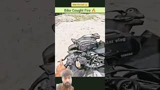 idiot boy ke Bike Mai Kya Hogya Live Fire in Bikesr15 me aagshortvideos viralvideos 😱🤣😭😭 [upl. by Jsandye887]