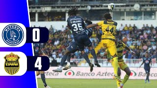 MOTAGUA PIERDE 4  0 ANTE REAL ESPAÑA POR LA JORNADA 11  LIGA NACIONAL DE HONDURAS  REY DEPORTIVO [upl. by Hayifas]