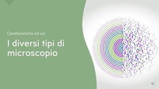 20210320 I diversi tipi di microscopio ottico [upl. by Yrrak]