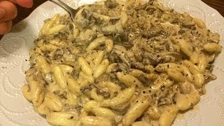 Cavatelli Alla Boscaiola Homemade [upl. by Lectra]