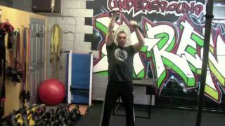 Kettlebell Exercises Alternating Kettlebell Press [upl. by Apfelstadt]