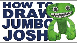 How to draw Jumbo Josh Garten of Banban [upl. by Llewop]