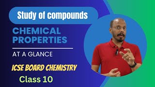 Study of compounds Chemical Properties at a glance [upl. by Bandur]