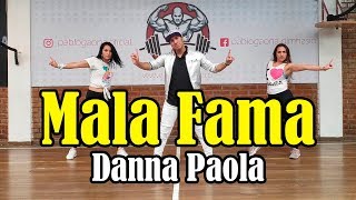 Mala Fama  Danna Paola  Choreography  Zumba  Carlos Safary [upl. by Hildie122]