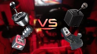 Battle Of The Shifters Logitech G27 vs SHH Shifter vs Thrustmaster TH8A vs Fanatec SQ V15 [upl. by Ecirb242]