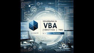 MicroStation 2024  Introduction To VBA  Part Two [upl. by Ecinehs]