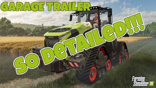 Farming Simulator 25  0Garage Trailer  Reaction and breakdown  SO DETAILED [upl. by Olnton]