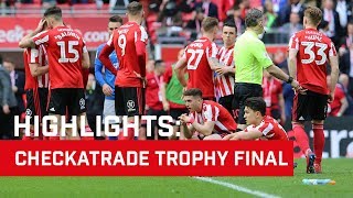 Highlights Checkatrade Trophy Final [upl. by Wolbrom187]