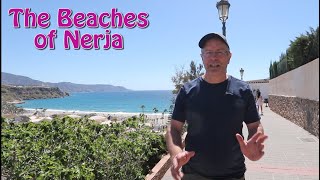 The Beaches of Nerja Spain [upl. by Doralyn239]