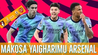 Bournemouth 2  0 Arsenal Makosa Yaigharimu Arsenal [upl. by Harwill761]