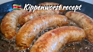 🇸🇷 Surinaamse Kippenworst receptSurinamese Chicken Sausage [upl. by Noemi474]