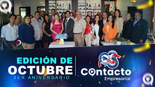 3ER ANIVERSARIO CONTACTO EMPRESARIAL  OCTUBRE [upl. by Ainehta]