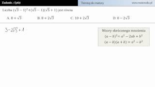 Zadanie 3  trening do matury z matematyki [upl. by Queenie]