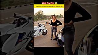 SUPERBIKE HAYABUSA RAPIDO WITH ANGRY GIRL 🤬sportsbike shorts [upl. by Rebecka]