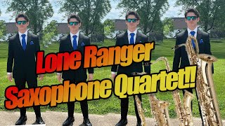 The Lone Arranger Goes Sax Mad Sax quartet [upl. by Shere]