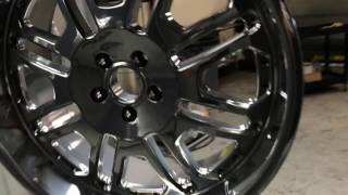 Powder Coating Wheels in Black Chrome [upl. by Cazzie675]