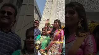 ActressSreeleelaCMRShoppingMallGrandLaunchKukatpallyHyderabadfullvideo1080p [upl. by Glimp]