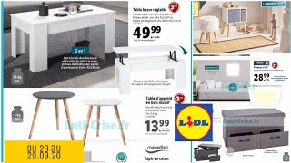 CATALOGUE LIDL DU 23 AU 29 SEPTEMBRE 2020non alimentaire [upl. by Ailecra]