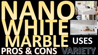 Nano White Marble  Types  Variety Pros  Cons  Uses [upl. by Zetana]