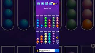 Ball Sort  Color Tube Puzzle  Level 40  49 [upl. by Mark]